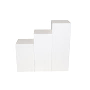 White Flower / Perfume Stand set of 3