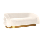 Chicago 3 Seater Sofa | Ultra Modern Sofa | Sleek Sofa with Gold Accents