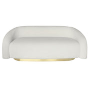 Chicago 3 Seater Sofa | Ultra Modern Sofa | Sleek Sofa with Gold Accents