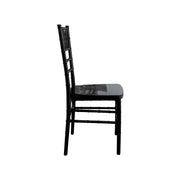Chivari Black Chair | Light Dinning Chair| Matte Black Dinning Chair
