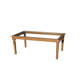 Casa Padrino Rec Glass Coffee Table