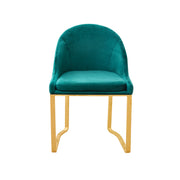 DAPHIN Velvet Chair | Green velvet Dinning Chair