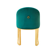 DAPHIN Velvet Chair | Green velvet Dinning Chair