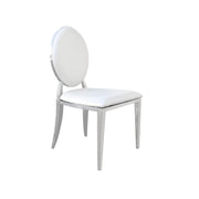 Dior Silver Chair | Modern stainless steel dining chair | Luxury Silver Dinning Chair | Dior Dinning Chair