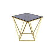 Dragon Diamond Shape Coffee Table | Diamond Glass Top Coffee Table| Dragon Gold Coffee Table