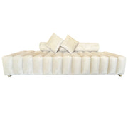 Beige Bridal sofa on a white background