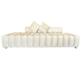 Beige Bridal sofa on a white background