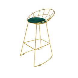 Florance Bar Stool in Multiple Colors | Golden Bar Stool