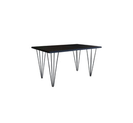 Hairpin Black Rectangular Dinning Table