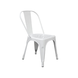 White Industrial Chair