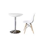 Pamplona White Coffee Table - Adjustable | Dinning Table