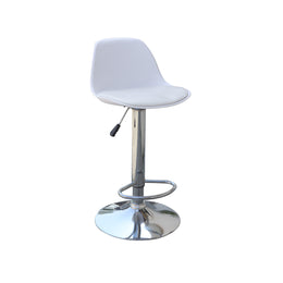 Kayelles white Bar Stool | Adjustable Barstool