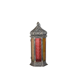 Decorative lantern with intricate design on a white background