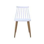 Lily White Chair - Plastic | Armless Dinning Chair