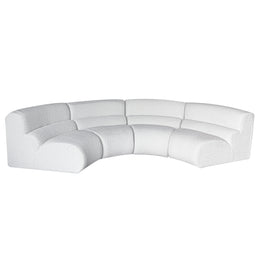 Lindau Boucle Fabric Sofa