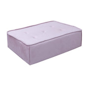 Purple ottoman on a white background