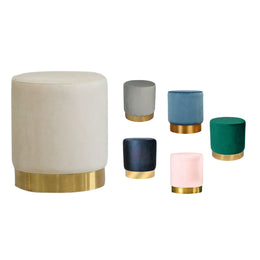 Ottoman Velvet Pouf