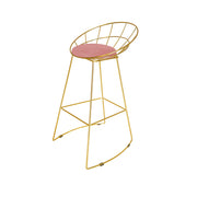 Florance Bar Stool in Multiple Colors | Golden Bar Stool