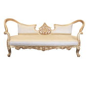 Queen Bridal Sofa - Imperial | Baroque Sofa | Gold Pattern Sofa