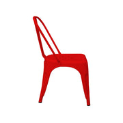 Red chair on a white background