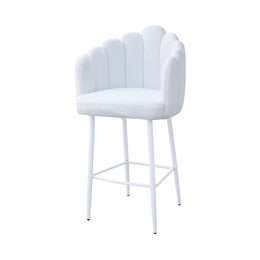 White Ripple Bar Chair | Luxury Event Bar Chair