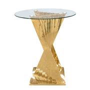 Bar ~ Cake Round Gold Table | Cake Display Table