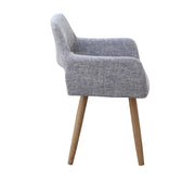 Scandinavia Grey Arm Chair | Contemporary Design Chair