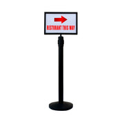 Sign Red Black