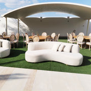 Simone Bridal Sofa | Luxury Bride Seat | Bride and Groom Stage Seat |  Luxury Luxe bridal Sofa