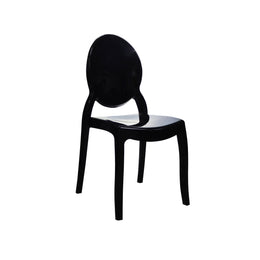 Sophia Acrylic Black Chair | Modern Acrylic Dinning Chair
