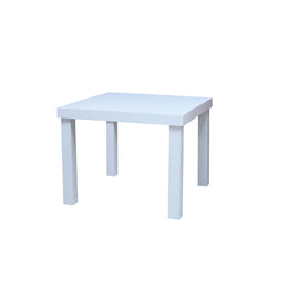 Squared White Top Coffee Table