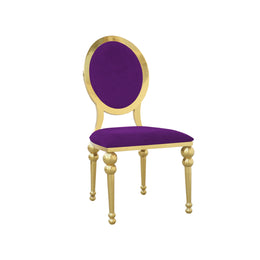 Throne King Chair Purple | Golden Dinning Chair | Velvet Luxury Dinning Chair