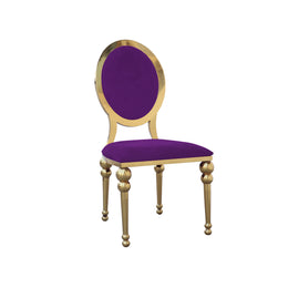 Throne King Chair Purple | Golden Dinning Chair | Velvet Luxury Dinning Chair