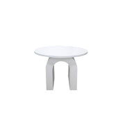 U - Shaped Stone Finish Coffee Table | Arch Side Table