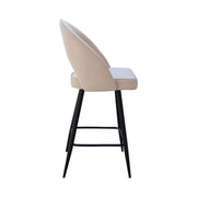 Velvet Barstool - High Bar Chair | Modern Design Barstool
