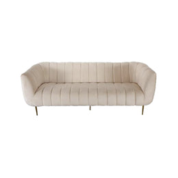 Modern Brown 3 Seater Sofa