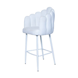 White Ripple Bar Chair