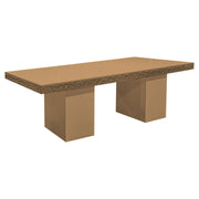 stone dinning table on a white background