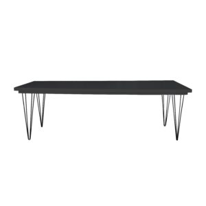 Hairpin Grand Black Dining Table