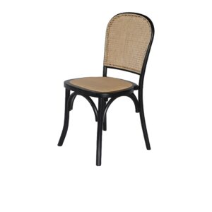 Black Rattan Chair
