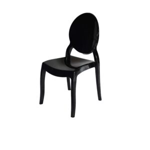 Sophia Black Chair Acrylic