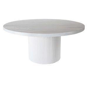 Terra White Top Dinning Table