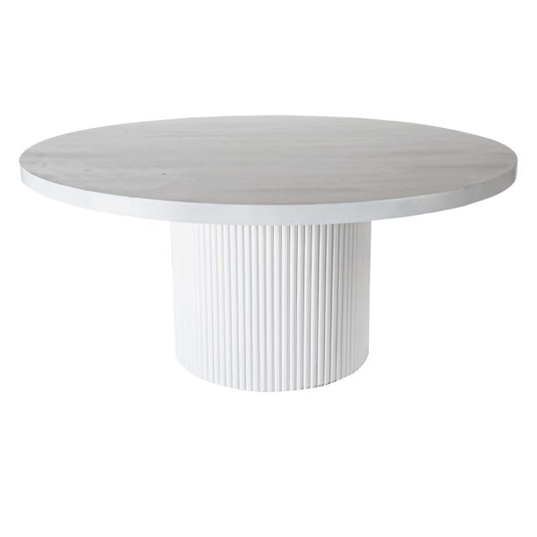Terra White Top Dinning Table