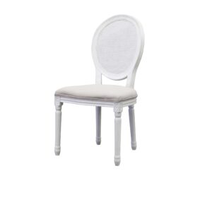white painting rattan wood