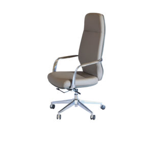 Grey Executive Chair | Adjustable Chair | Leather Chairs