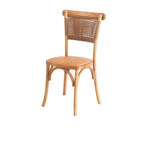 Churchill Rattan Seat Chair - Beech Wood | Dinning Chair | Classic