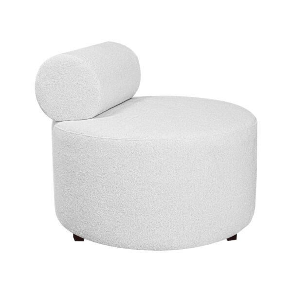 Leo Pouf Sofa - Round Shape Sofa | Armless Sofa - Image 2