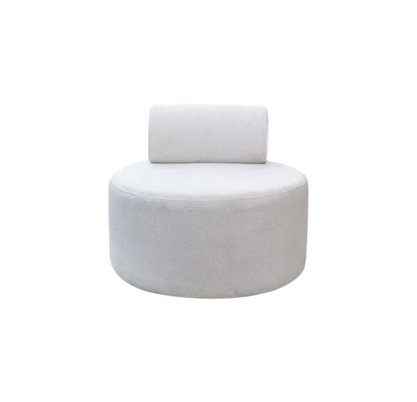 Leo Pouf Sofa - Round Shape Sofa | Armless Sofa